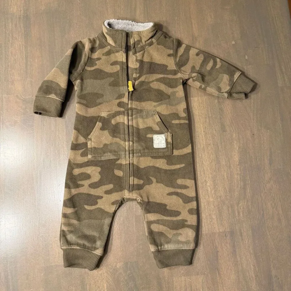 Carters 3 Months Boys Long Sleeve Fleece Sleepers